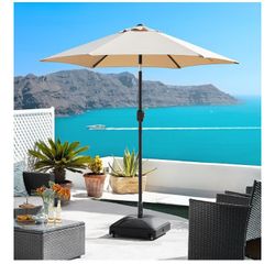 Yaheetech Fillable Mobile Umbrella Base