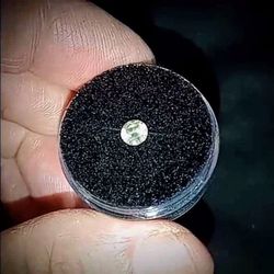 Yellow Diamond Cut Gemstone 