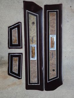Buick Regal G body upper door panels and rear inserts