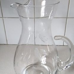 Vintage Baccarat Large Crystal Water Pitcher