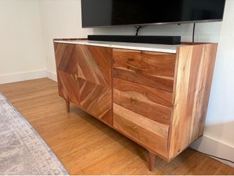 Tv media stand console