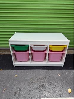 White toy storage bin lego storage cabinet shelves tv stand television table