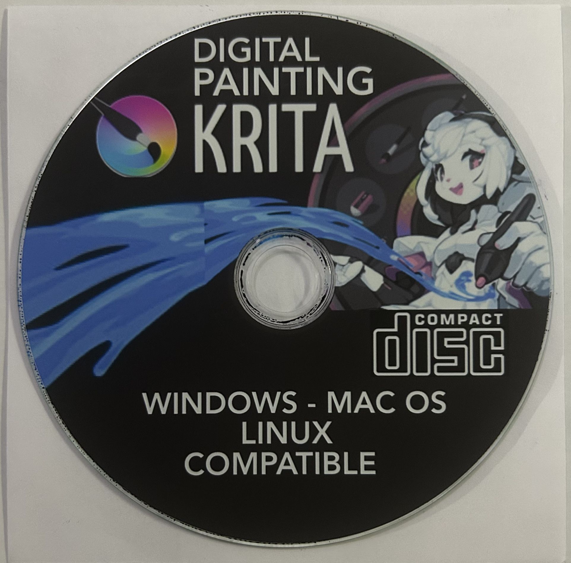 Krita Digital Painting Editing Software Installation Disk