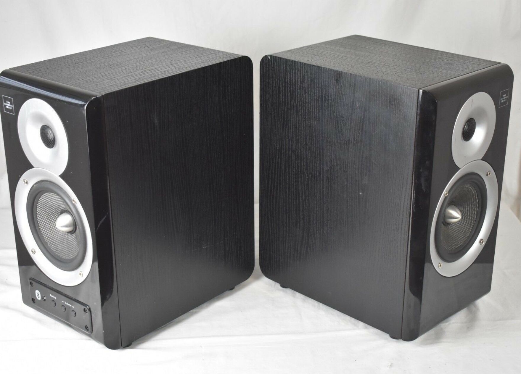 ($30) SHARPER IMAGE KO500 Speakers w/ Bluetooth Pairing