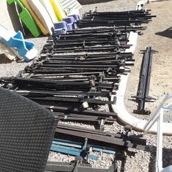 Metal Bed Frames Rails Twin Or Full Size $25, Queen Size $30-$35, King Or California King Size $40 Each Many Available 
