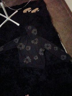 Black denim tears hoodie