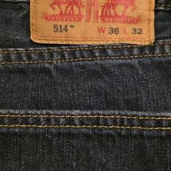 Levi's 514 36x32 Jeans