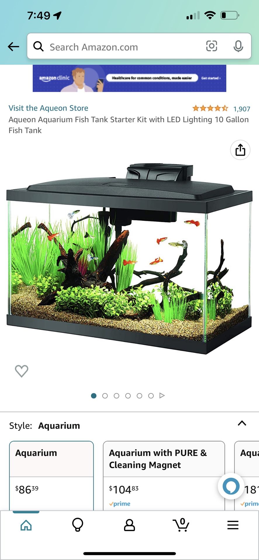 Aquarium Kit W Accessories 