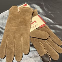 Mens Suede Gloves size L