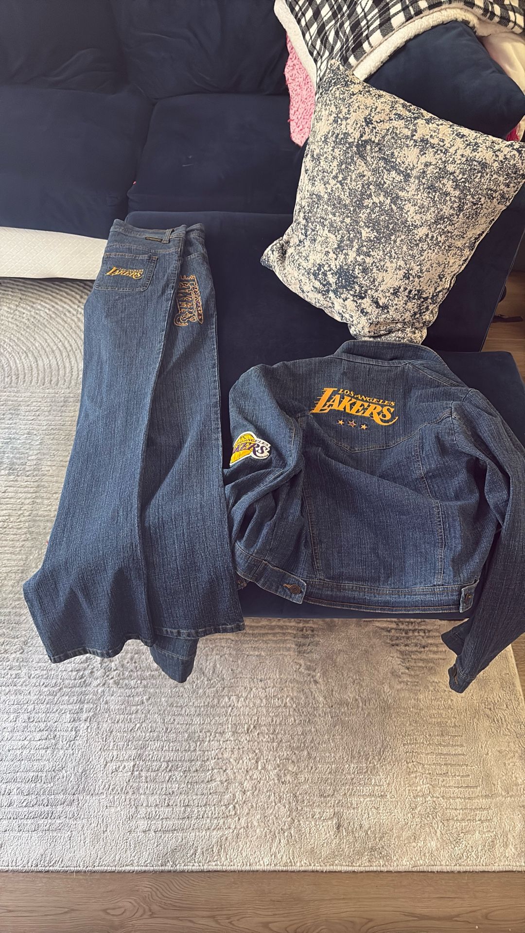 Vintage Lakers Jean /jacket