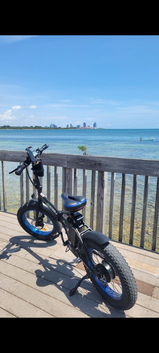 Ecotric folding Bike. Upgraded 48v Model Not 36v. *New Hydrolic Brakes  *Over 1k In Spare Parts.