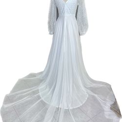 New Wedding Dress (M, L, XL Size)