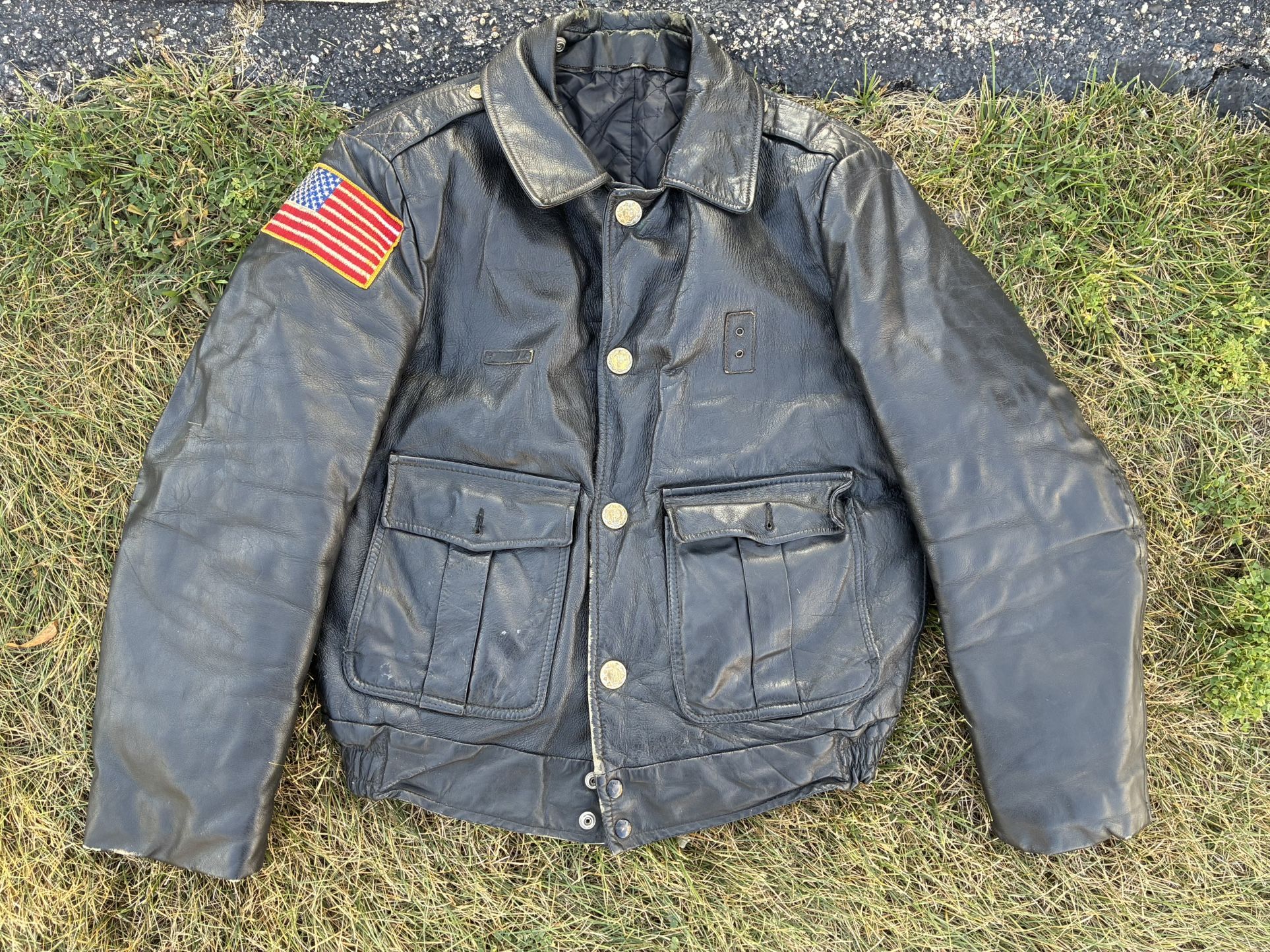 Vintage CPD Leather Jacket