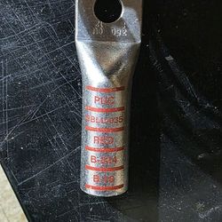 Penn-Union BBLU-035S 1-Hole Copper Crimp Lug