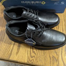 Men's Nunn Bush Work with Memory Foam,,  Black,  Size 10 M
