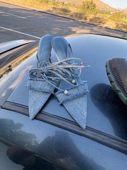 Good American Jean Heels