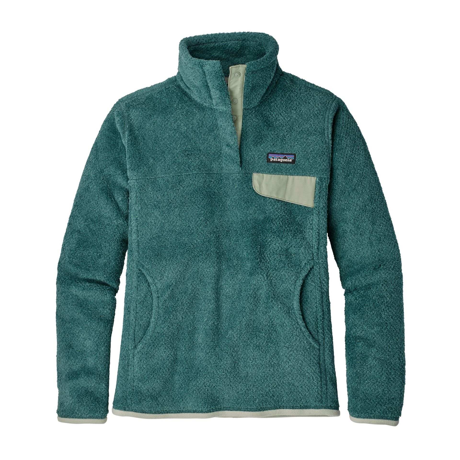 Patagonia Teal Turquoise Women's Re-Tool Snap-T® Pullover Medium