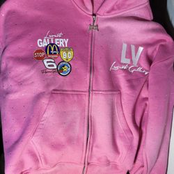 Y2K distressed Limited edition zip up