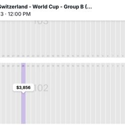World Cup Qatar Vs Switzerland 1 Ticket 