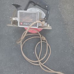 Vintage Power Kraft Circular Saw