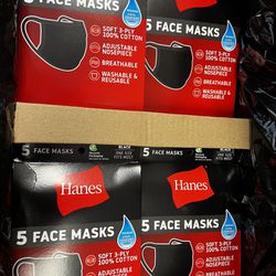 Hanes Face Mask Box 230 Mask Total For $70