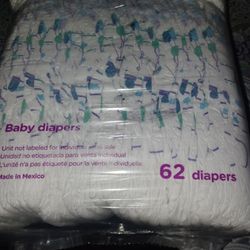 62 Pampers size 4 