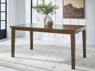 Urbinforte Light Brown DRM Counter Butterfly Extendable Table