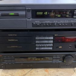 Nakamichi Stereo Cd Player Cassette Player Tape Deck For Parts Or Repair