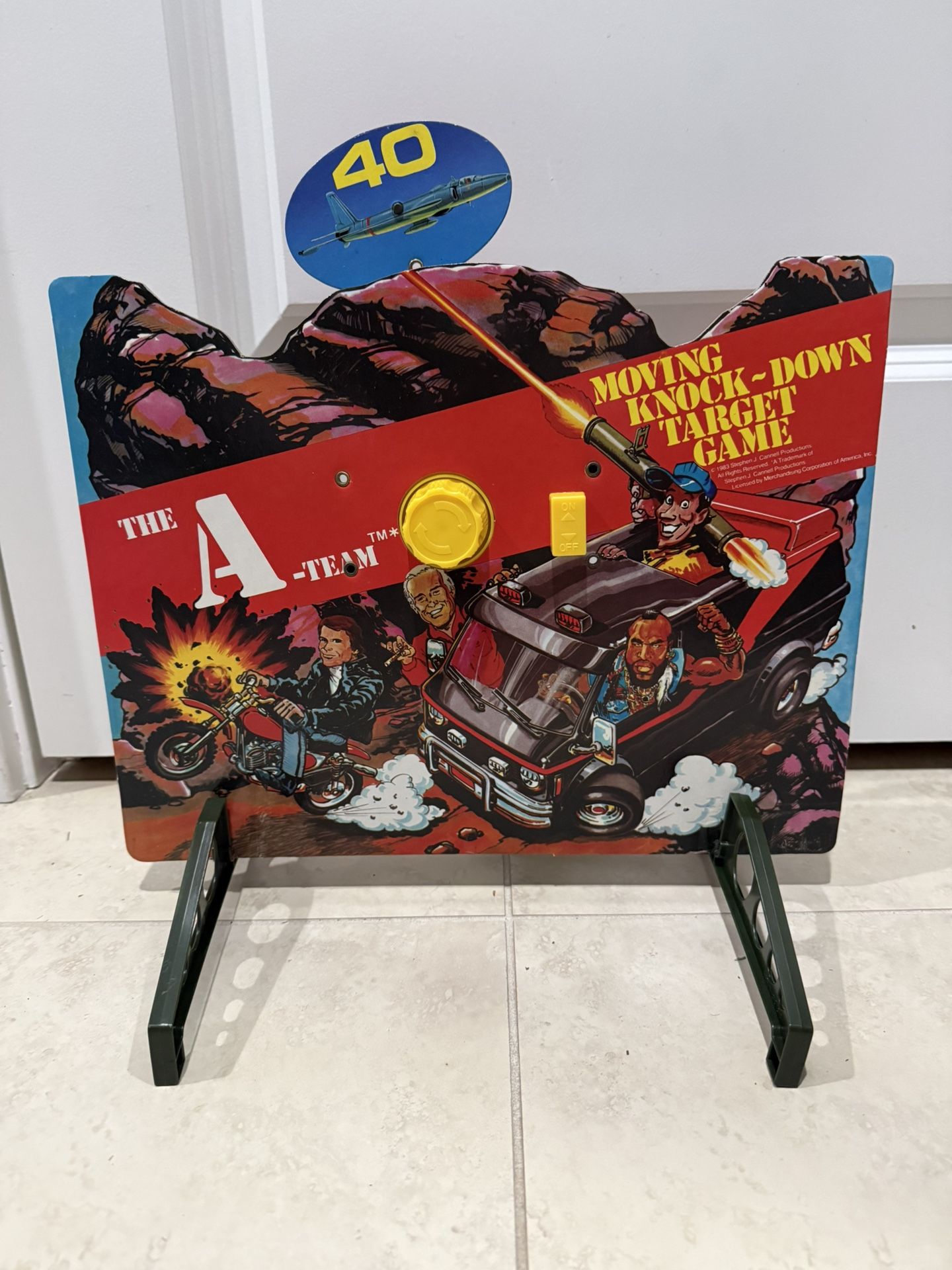Vintage 1980s A-Team Target Game