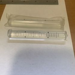 Long Tube Glass Spirit Level Bubble 2 Vials
