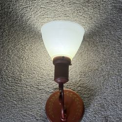 Lamp - Toleware- Vintage 