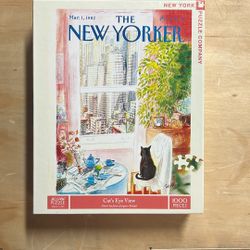 The New Yorker Cat 1000-piece Jigsaw Puzzle