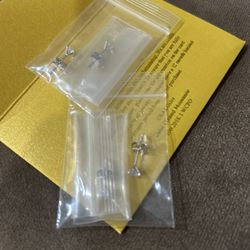 Moissanite Earrings .5 Ct 