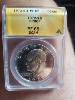 1972 S Proof Ike Dollar 