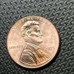 2025 Lincoln Memorial Penny Coin 