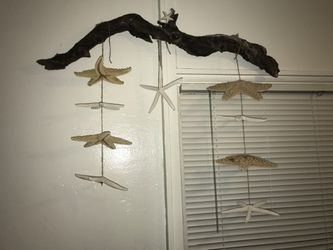 Starfish & Beachwood Decorative Wind Chime