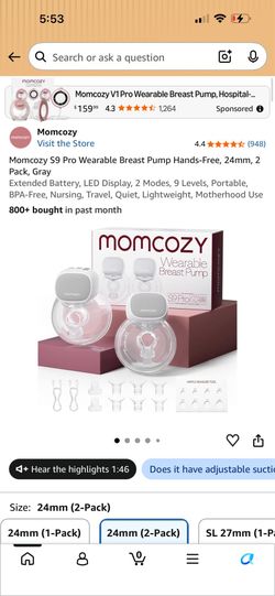 Momcozy pump