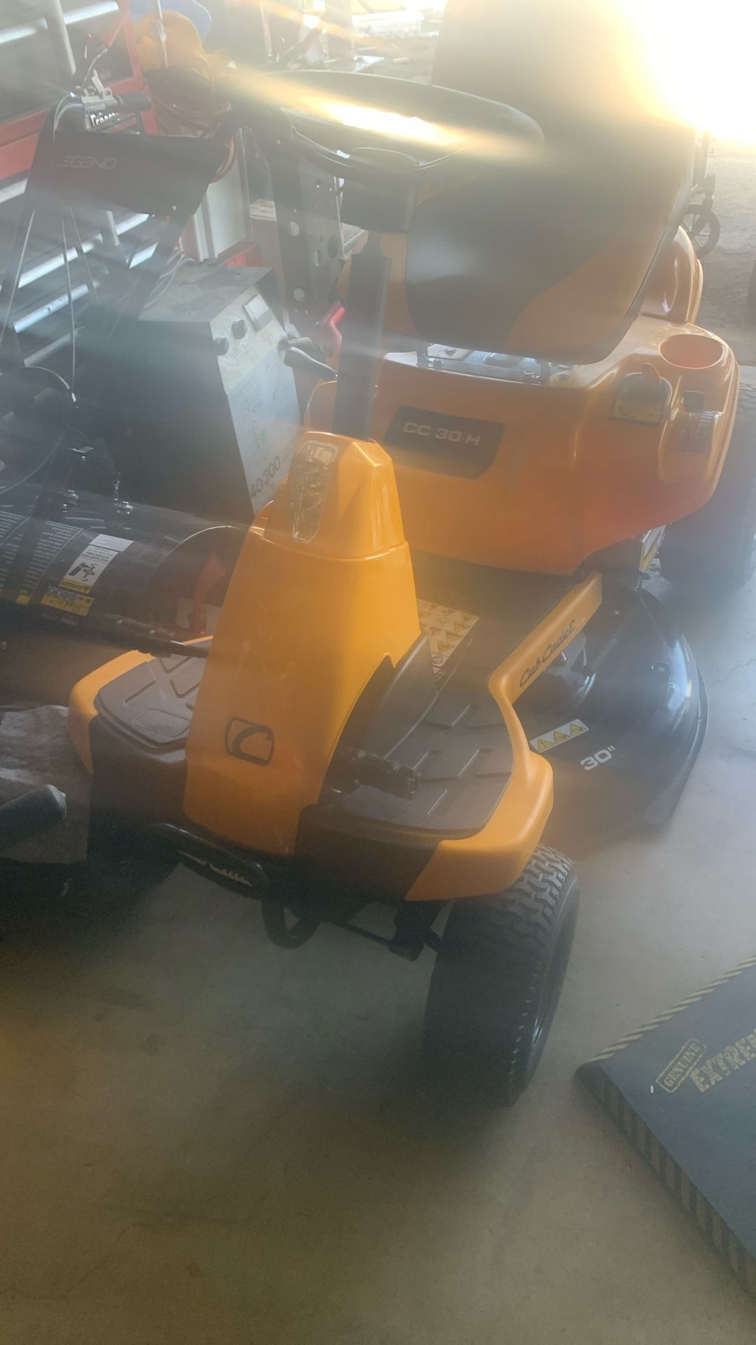 Mower new cub cadet 30 inch hydrostatic transmission