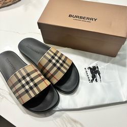 Burberry slides