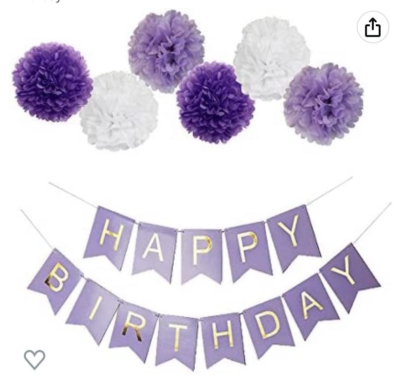 Lot Of Purple 17th Birthday Cake Topper Birthday Signs