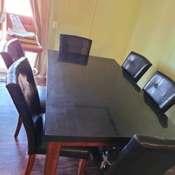 Dining Table Set (Marble) 