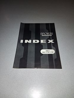 VINTAGE SPORTS ILLUSTRATED INDEX VOLUME II JANUARY 3 TO JUNE 27, 1955