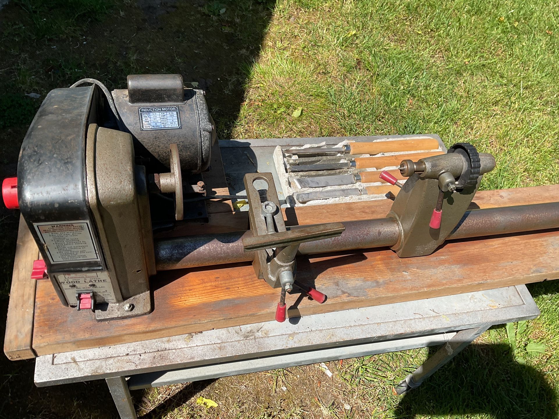 12” 5 Speed Wood Lathe