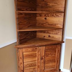 Crate & Barrel Corner Cabinet 
