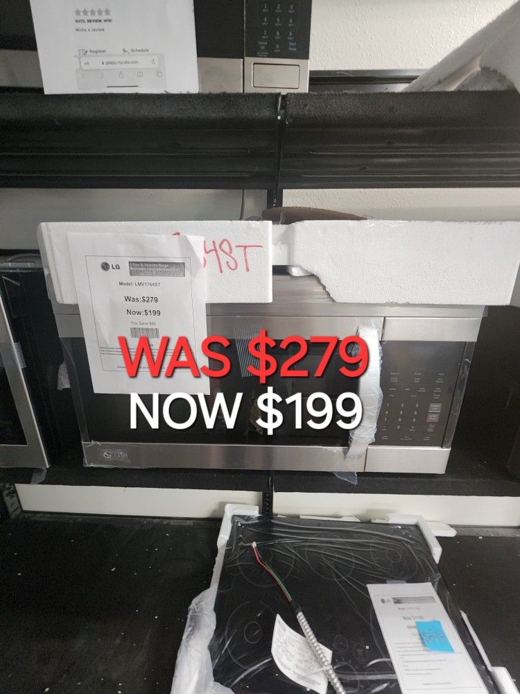 1.7 Cu. Ft. Over The Range Microwave Oven With Easy Clean