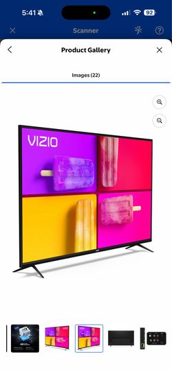 Vizio 65” 4k TV + FireStick