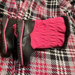 Toddler Girls Snow Boots Size 6c