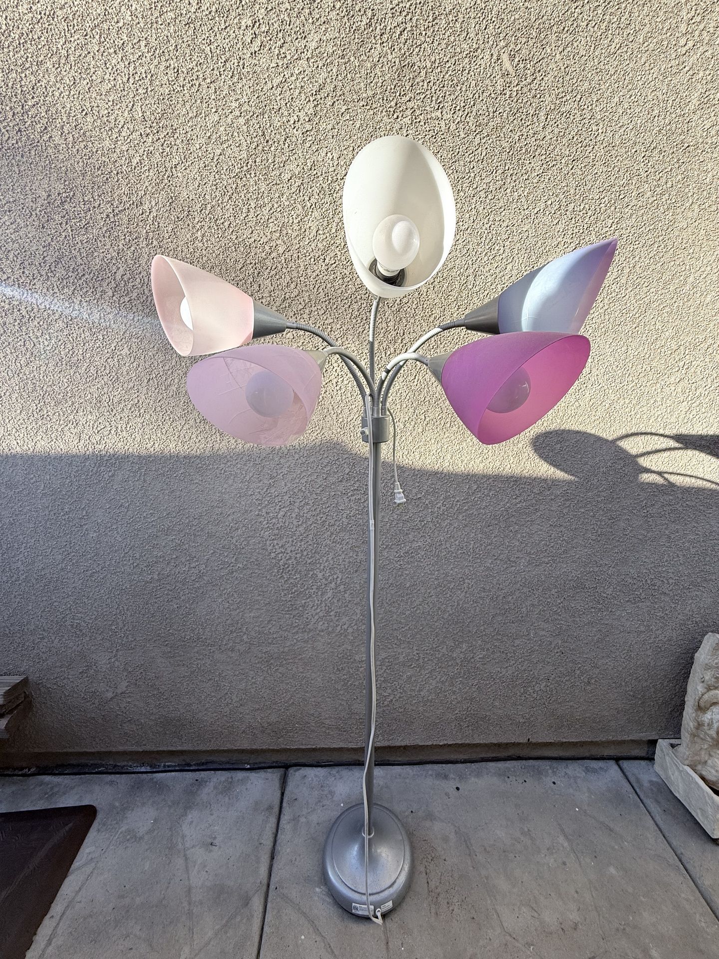 5-Bulb Adjustable Floor Lamp