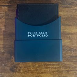 Perry Ellis Bags Nwt Perry Ellis Black Leather Wallet
