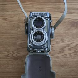Rolleiflex Camera With Case